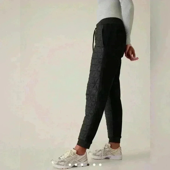 Athleta Solstice Joggers, Size 0, Black - Picture 4 of 4
